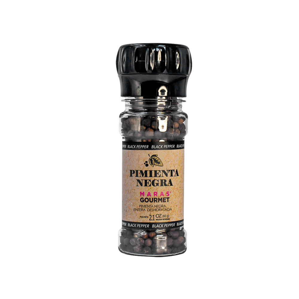 BLACK PEPPER - REFILLABLE GRINDER X 2.1oz