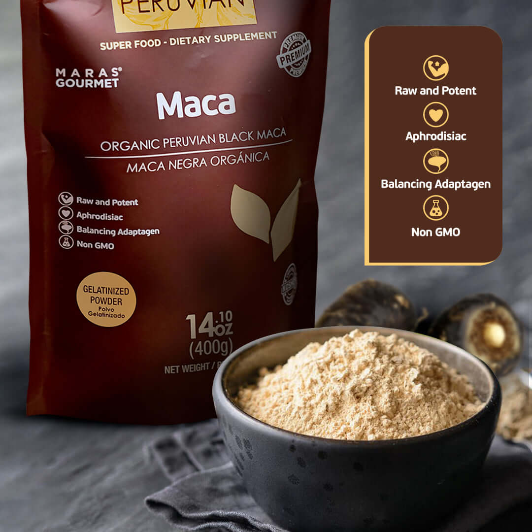 Peruvian Maca Gelatinized Powder - Bag 14.1 oz