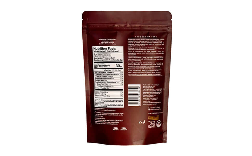 Peruvian Maca Gelatinized Powder - Bag 14.1 oz