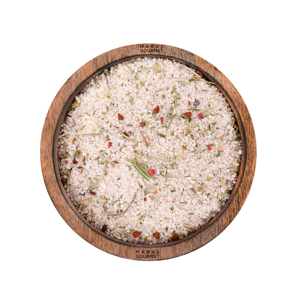 Peruvian Pink Salt & Herb Blend Bag 8.8 oz – Gourmet Seasoning Spring Salt from Sacred Valley Peru