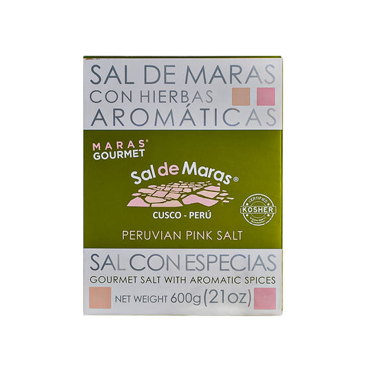Peruvian Pink Salt with Spices - Carton Box 21 oz