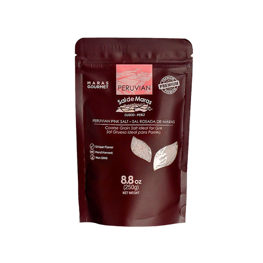Peruvian Pink Salt Coarse Grain for Grill - Bag 8.8 oz
